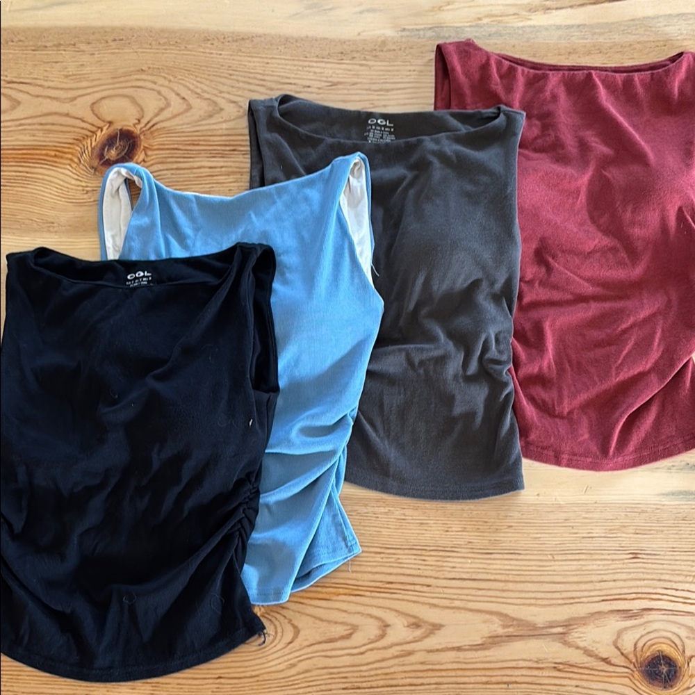 OGL Fitted Tank Top Bra tops (all 4 for this price)